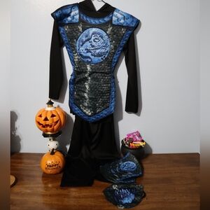 Spirit Black and Blue Dragon Costume for Kids
